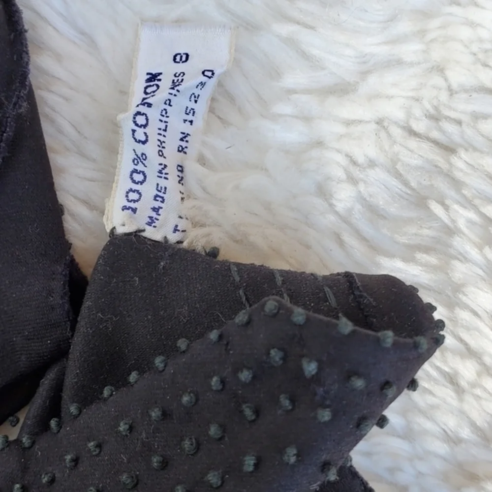 Vintage‎ hand knotted cotton gloves 8